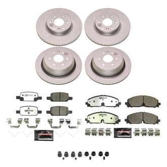 PowerStop® - Z36 Evolution Geomet® Plain Front and Rear Brake Kit