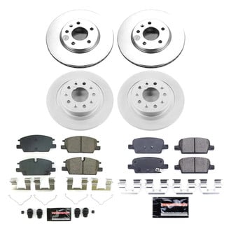 PowerStop® - Z23 Evolution Geomet® Plain Front and Rear Brake Kit