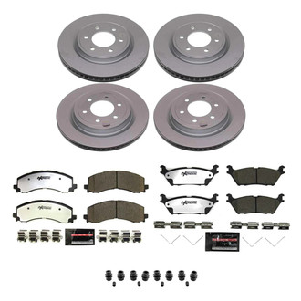 PowerStop® - Z36 Evolution Geomet® Plain Front and Rear Brake Kit