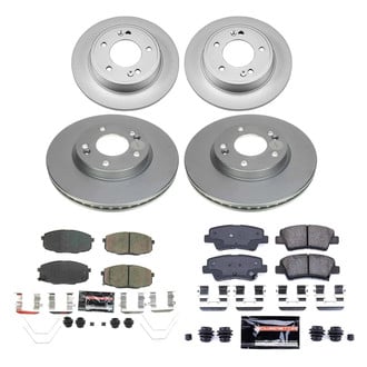 PowerStop® - Z23 Evolution Geomet® Plain Front and Rear Brake Kit