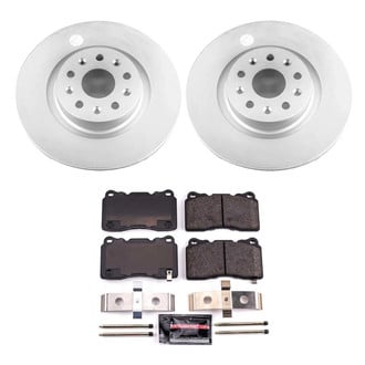 PowerStop® - Z23 Evolution Geomet® Plain Front Brake Kit