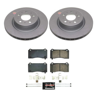 PowerStop® - Z23 Evolution Geomet® Plain Front Brake Kit