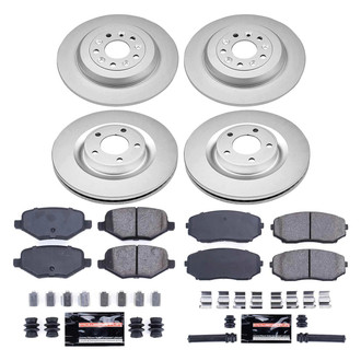 PowerStop® - Z23 Evolution Geomet® Plain Front and Rear Brake Kit