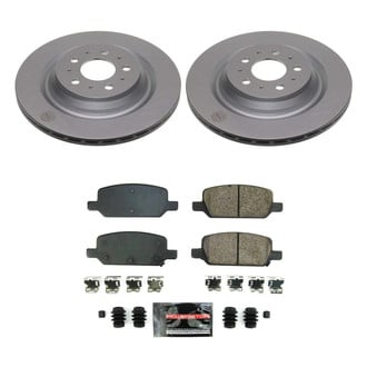PowerStop® CPK8874-23 - Z23 Evolution Geomet® Plain Rear Brake Kit