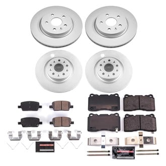 PowerStop® - Z23 Evolution Geomet® Plain Front and Rear Brake Kit