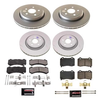 PowerStop® - Z23 Evolution Geomet® Plain Front and Rear Brake Kit