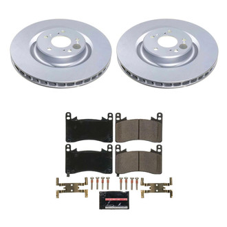PowerStop® - Z23 Evolution Geomet® Plain Front Brake Kit