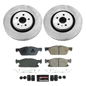 PowerStop® - Z23 Evolution Geomet® Plain Front Brake Kit