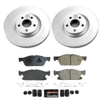 PowerStop® - Z23 Evolution Geomet® Plain Front Brake Kit