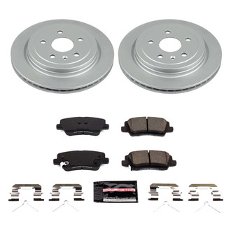 PowerStop® - Z23 Evolution Geomet® Plain Rear Brake Kit