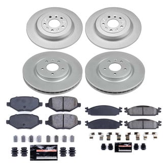 PowerStop® - Z23 Evolution Geomet® Plain Front and Rear Brake Kit
