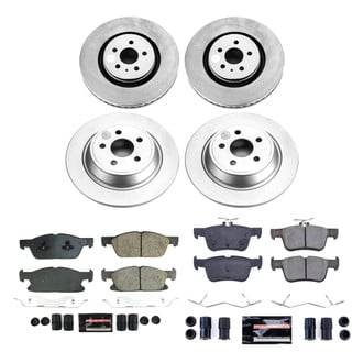 PowerStop® - Z23 Evolution Geomet® Plain Front and Rear Brake Kit