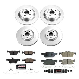 PowerStop® - Z23 Evolution Geomet® Plain Front and Rear Brake Kit
