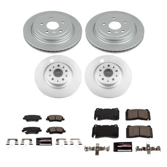 PowerStop® - Z23 Evolution Geomet® Plain Front and Rear Brake Kit