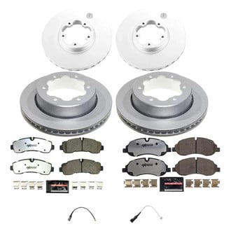 PowerStop® - Z36 Evolution Geomet® Plain Front and Rear Brake Kit