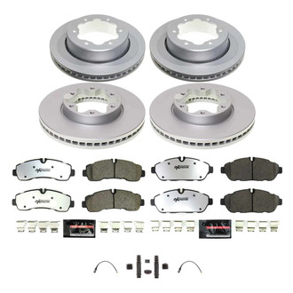 PowerStop® - Z36 Evolution Geomet® Plain Front and Rear Brake Kit