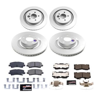 PowerStop® - Z23 Evolution Geomet® Plain Front and Rear Brake Kit