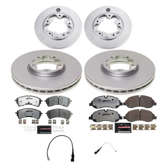 PowerStop® - Z36 Evolution Geomet® Plain Front and Rear Brake Kit