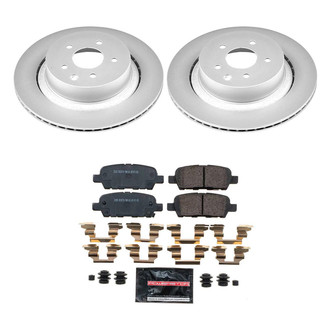 PowerStop® - Z23 Evolution Geomet® Plain Rear Brake Kit