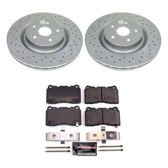 PowerStop® - Z23 Evolution Geomet® Plain Front Brake Kit
