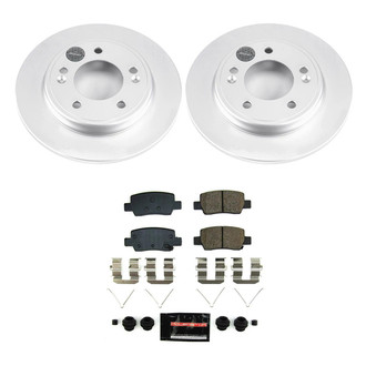 PowerStop® - Z23 Evolution Geomet® Plain Rear Brake Kit