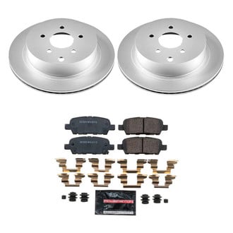 PowerStop® - Z23 Evolution Geomet® Plain Rear Brake Kit