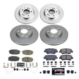 PowerStop® - Z23 Evolution Geomet® Plain Front and Rear Brake Kit