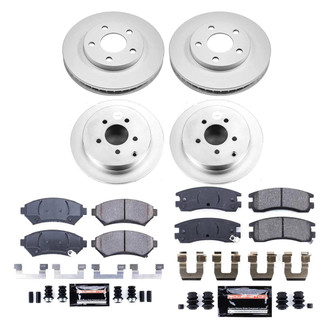 PowerStop® - Z23 Evolution Geomet® Plain Front and Rear Brake Kit