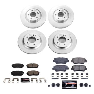 PowerStop® - Z23 Evolution Geomet® Plain Front and Rear Brake Kit