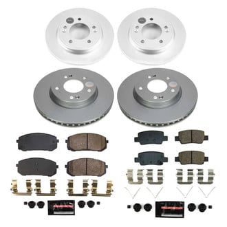 PowerStop® - Z23 Evolution Geomet® Plain Front and Rear Brake Kit