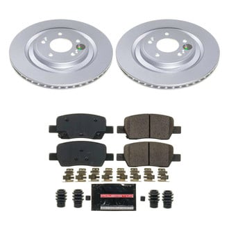 PowerStop® - Z23 Evolution Geomet® Plain Rear Brake Kit