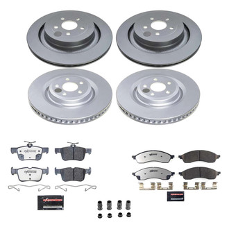PowerStop® - Z36 Evolution Geomet® Plain Front and Rear Brake Kit