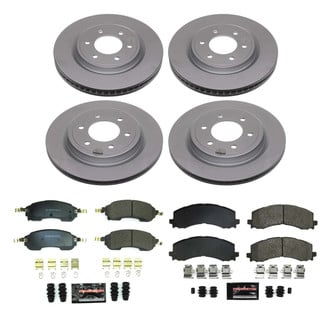 PowerStop® - Z23 Evolution Geomet® Plain Front and Rear Brake Kit