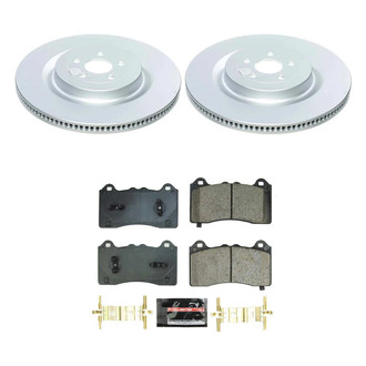 PowerStop® - Z23 Evolution Geomet® Plain Front Brake Kit