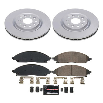 PowerStop® - Z23 Evolution Geomet® Plain Front Brake Kit