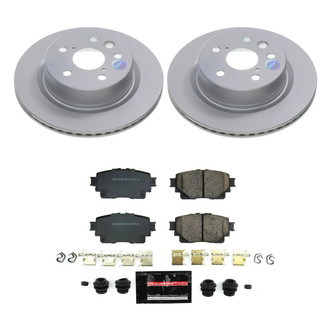 PowerStop® - Z23 Evolution Geomet® Plain Rear Brake Kit