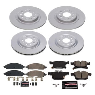 PowerStop® - Z23 Evolution Geomet® Plain Front and Rear Brake Kit