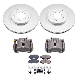 PowerStop® - Z23 Evolution Sport Plain Front Brake Kit with Calipers