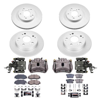 PowerStop® - Z23 Evolution Sport Plain Front and Rear Brake Kit with Calipers
