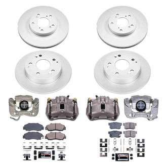 PowerStop® - Z23 Evolution Sport Plain Front and Rear Brake Kit with Calipers