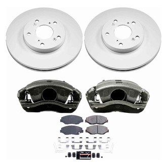 PowerStop® - Z23 Evolution Sport Plain Front Brake Kit with Calipers