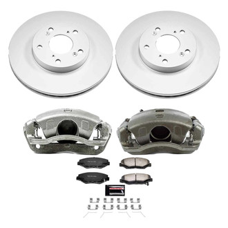 PowerStop® - Z36 Extreme Plain Front Brake Kit with Calipers