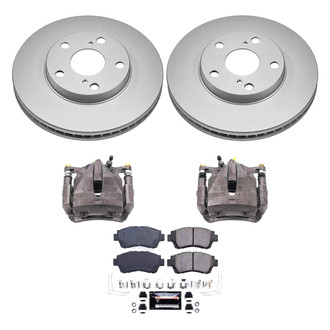 PowerStop® - Z23 Evolution Sport Plain Front Brake Kit with Calipers
