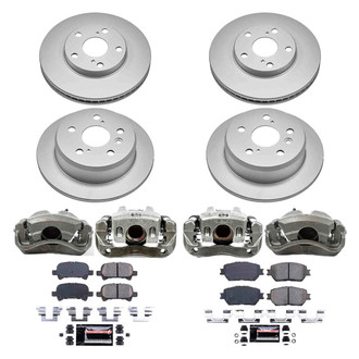 PowerStop® - Z23 Evolution Sport Plain Front and Rear Brake Kit with Calipers