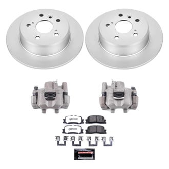 PowerStop® - Z36 Extreme Plain Rear Brake Kit with Calipers