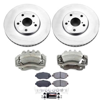 PowerStop® - Z23 Evolution Sport Plain Front Brake Kit with Calipers