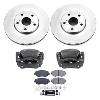 PowerStop® - Z23 Evolution Sport Plain Front Brake Kit with Calipers