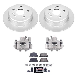 PowerStop® - Z23 Evolution Sport Plain Rear Brake Kit with Calipers