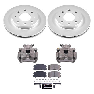 PowerStop® - Z23 Evolution Sport Plain Front Brake Kit with Calipers