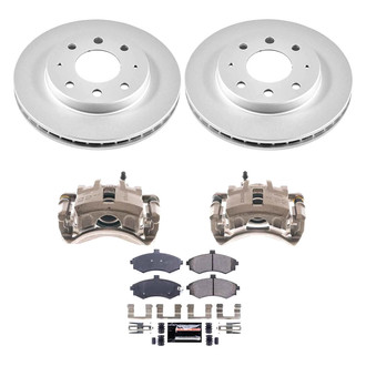PowerStop® - Z23 Evolution Sport Plain Front Brake Kit with Calipers